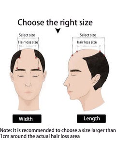 Y&D Men's Clips-On Short Hair Toupee, European Human Toppers Hairpiece for Head Top Replacement System in Black, Perfect Weddings, Parties, and Daily Use  - Image 4