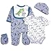 Pedolltree Reborn Baby Dolls Boy Clothes 22 inch Dinosaur Outfit Accessories 5 pcs Sets Fit 2022 Newborn Dolls Clothing - Image 4