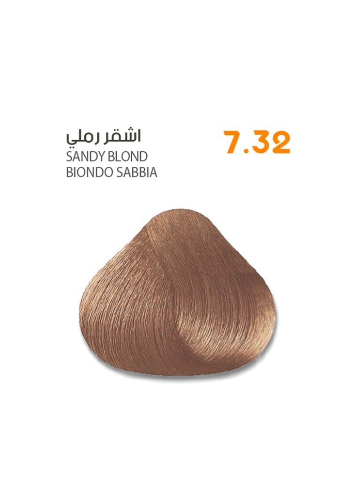 SAVOO Hair Color Cream #7.32 Sandy Blonde – Permanent Hair Dye with  Oil Plex & Botanical Extracts | 100ml | Medium Natural Blonde with Beige & Golden Undertones | 100% Grey Coverage - Image 1