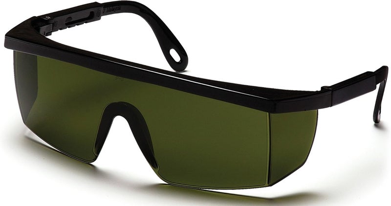 Pyramex Safety Integra Eyewear with 3.0 IR Filter Lens and Black Frame - Image 1