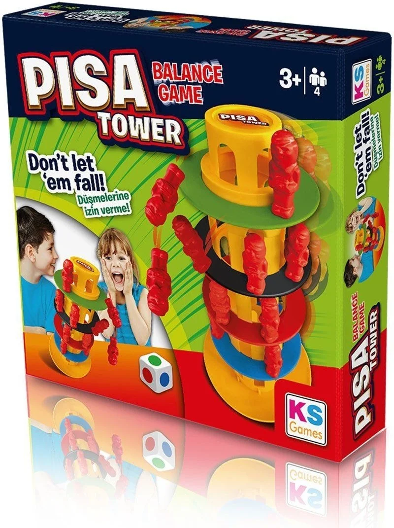 Open Cart New Ur 25904 Pisa Tower Balance Game -Ks Games Campaign