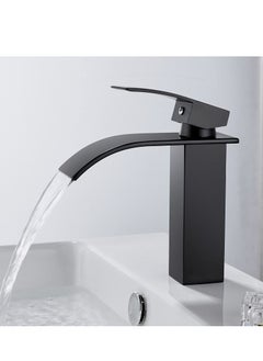XiuWoo Bathroom Basin Faucet Waterfall Deck Mounted Cold and Hot Water Mixer Basin Faucet Bathroom Sink Deck Faucet  - Image 5