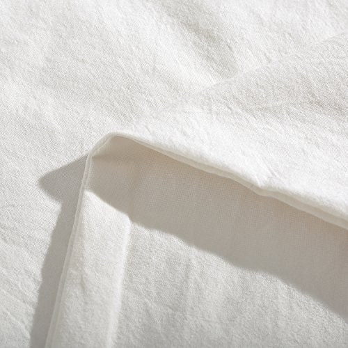 EVOLIVE 100% Cotton Pre-Washed Body Pillow Cover/Case 21"x 54" with Zipper Closure (Cream, 21"x54") - Image 5