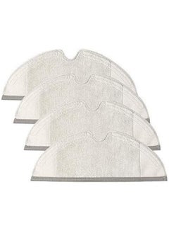 4 Pieces Roborock Microfiber Mops For Roborock S6 S6 Pure E4 S4 S5 Max S5 E35 E2 C10 S50 Xiaomi Mi Mijia Robot Vacuum Cleaner