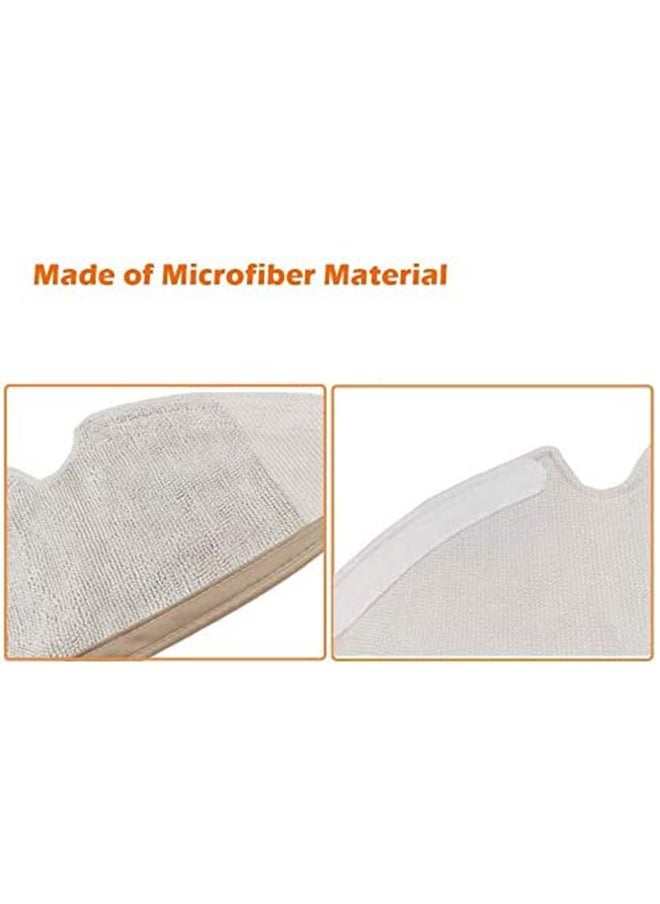 S-Color - 4 Pieces Roborock Microfiber Mops For Roborock S6 S6 Pure E4 S4 S5 Max S5 E35 E2 C10 S50 Xiaomi Mi Mijia Robot Vacuum Cleaner - Image 1