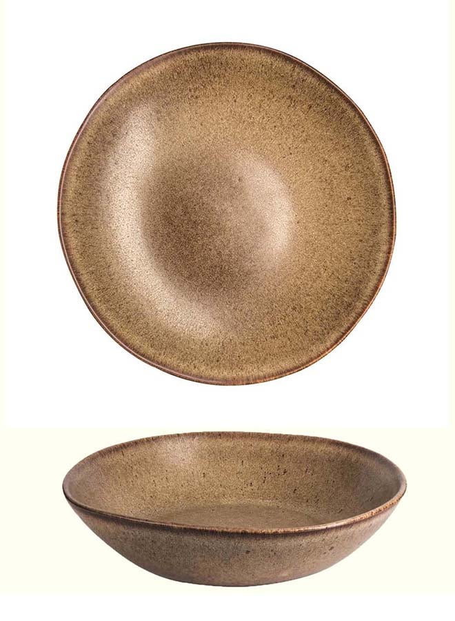 Authentic Stone Brown Coupe Bowl, 26.5 cm,