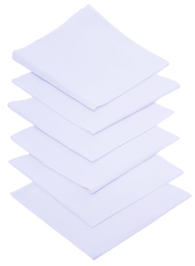 Scotamalone Handkerchiefs for men Pure Cotton Soft white Handkerchieves - Image 1