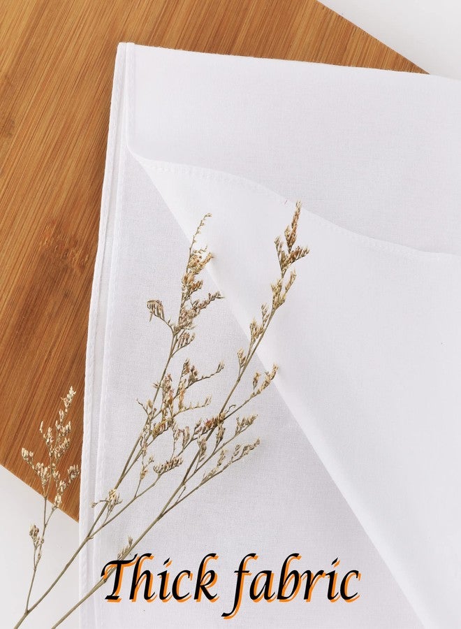 Scotamalone Handkerchiefs for men Pure Cotton Soft white Handkerchieves - Image 3