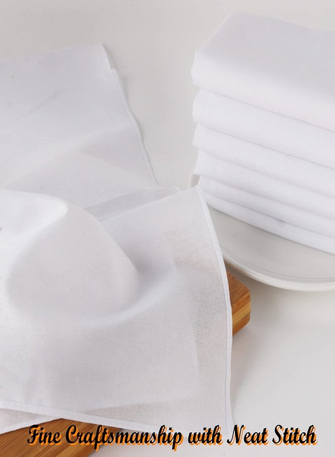 Scotamalone Handkerchiefs for men Pure Cotton Soft white Handkerchieves - Image 4