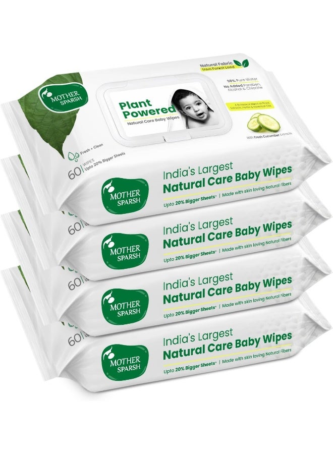 Mother Sparsh Plant Powered Natural Care Baby Wipes - Image 1