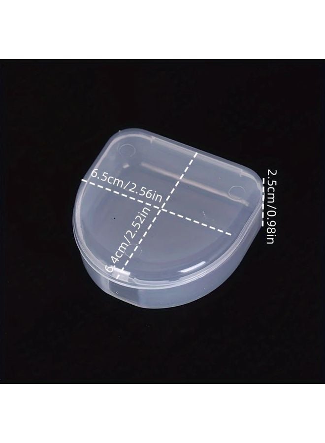 1pc Portable Dental Box Transparent Lightweight Teeth Storage Container - Image 1