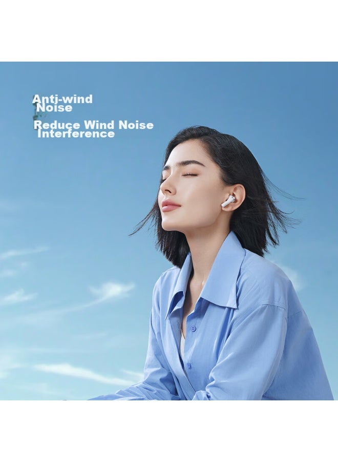 Walker Flower Edifier Hua Zai Zero Pro Wireless Active Noise Cancelling Bluetooth Earphones, In-ear Headphones, Compatible With Apple, Huawei, Xiaomi, Misty White - Image 5