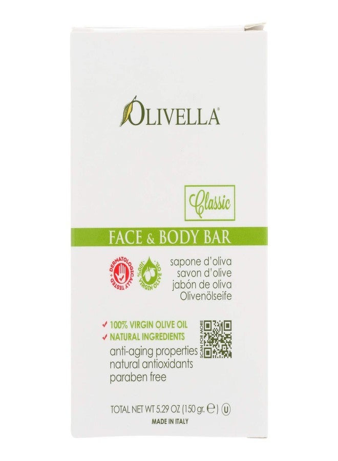 Olivella Bar Soap 100% Virgin Olive Oil Face & Body Olivella 5.29 oz Bar Soap - Image 1