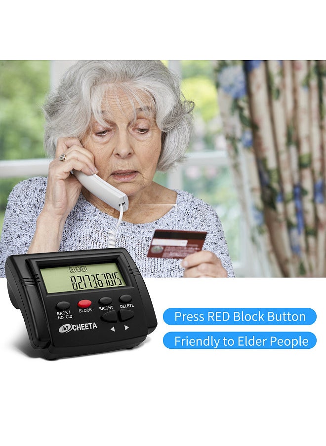 Generic - Call Blocker for Landline Phones Telephone 2000 Caller ID Box Blocking One Touch Number Block Device Block Unwanted Robocalls and Nuisance Calls - Image 1