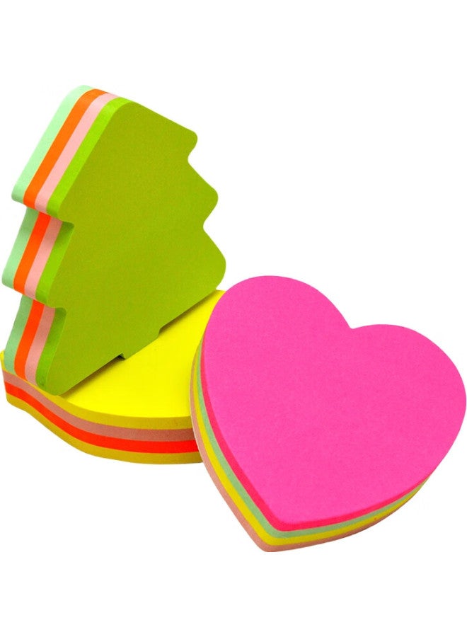 Stickn 160 Sheets 4 Colors Cute Shaped Sticky Notes Irregular Memo Pads 70*70Mm Heart-Shaped 33003 - Image 3