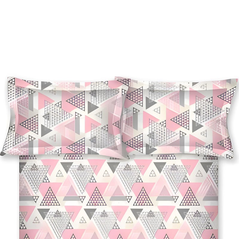 Bombay Dyeing Epigram Collection King Size Bedsheet 120 TC, 100% Pure Cotton Premium Bedsheet with 2 Pillow Covers | 2.74 M X 2.74 M | - Image 3