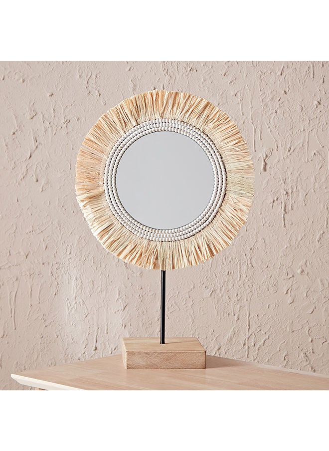 Home Box Oliver Whitewash Mirror - 33.5x50x15 cm  - Image 2