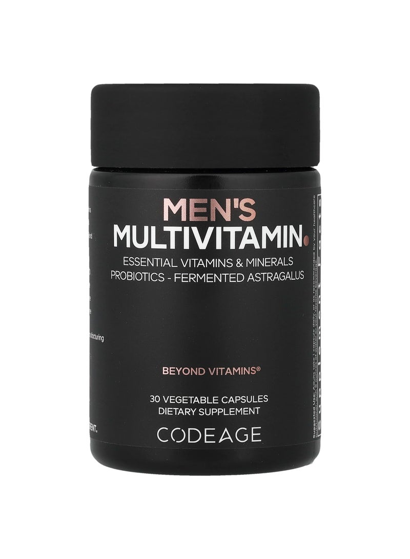 Codeage Men's Multivitamin, 30 Vegetable Capsules