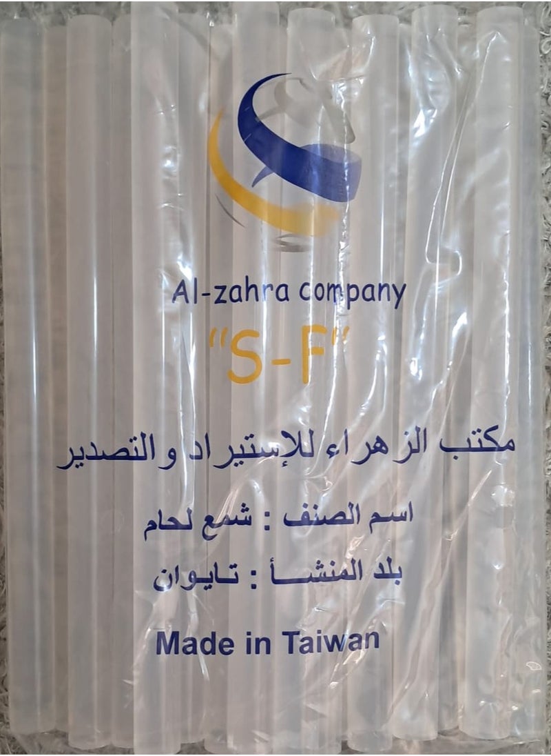 ماركة غير محددة أعواد شمع شفاف سليكون لاصق لمسدس الشمع عبوة بها 24 قطعة حجم سميك  - Image 1