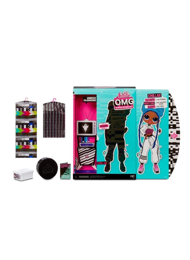 L.O.L. SURPRISE! - Lol Surprise Omg Chillax Fashion Doll Dress Up Doll Set With 20 Surprises For Girls And Kids 4+ - Image 1