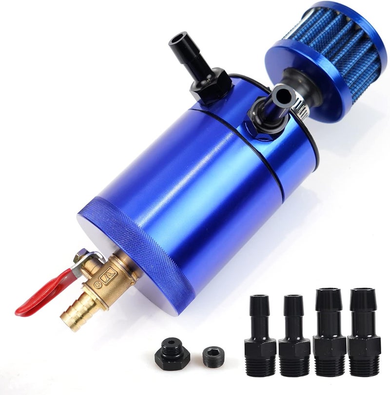 WENJTP 150ml Oil Catch Can Kit with Adapters - Image 1