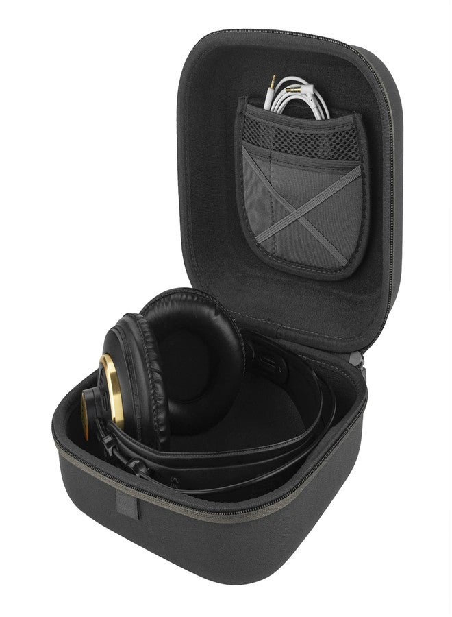 Linkidea Headphones Carrying Case Compatible with AKG K701, Sennheiser HD 200 PRO, HD 350BT, HD650, Philips SHL5905, Protective Hard Shell Travel Bag with Cable (Grey) - Image 2
