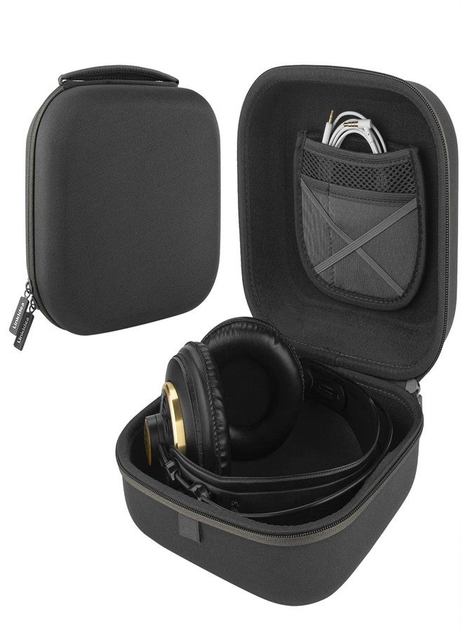 Linkidea Headphones Carrying Case Compatible with AKG K701, Sennheiser HD 200 PRO, HD 350BT, HD650, Philips SHL5905, Protective Hard Shell Travel Bag with Cable (Grey) - Image 1