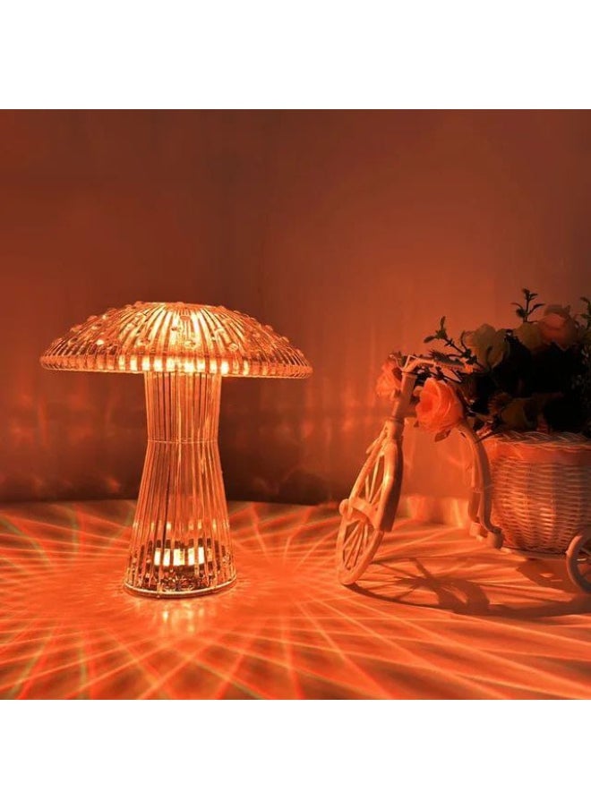Generic Crystal lampshade in the shape of a sun. The lampshade is touch-sensitive and works with USB charging. The lampshade is multi-colored and also has 4 lighting colors. It is a piece of art in your home.  - Image 2