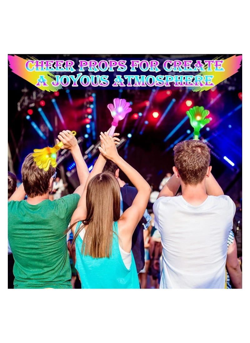 SYOSI - Hand Clappers 40 Pcs Hand Clappers LED Light Up Noisemaker Toys Plastic Noise Makers Party Favor Game Accessories for Kids Adult Sporting Events Fiesta Birthday Concert Gift Supplies - Image 1