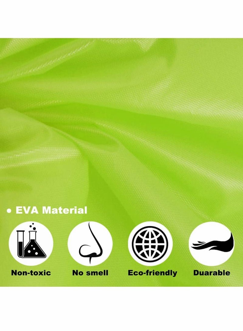 Y&D Rain Poncho for Adults 1 Pack EVA Women and Men Reusable Raincoat Jacket Packable Family Fishing Travel Emergency no PVC with Hood Elastic Sleeving  - Image 4