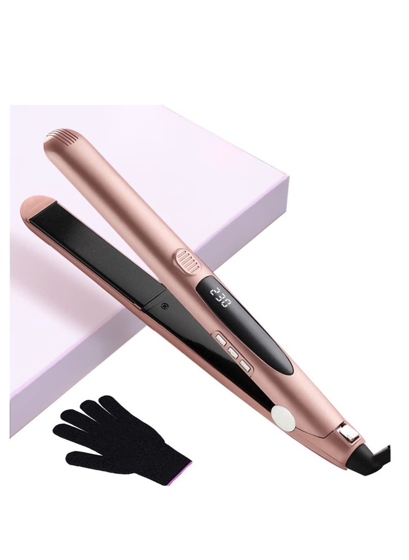 KASTWAVE مكواة فرد الشعر، فرد احترافي مع شاشة رقمية LCD بدرجة حرارة قابلة للتعديل من 140 إلى 230 درجة مئوية مع ألواح سيراميك لجميع أنواع الشعر، حرارة فورية  - Image 1