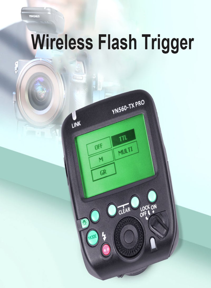 يونجنيو مشغل فلاش TTL عالي السرعة المتزامن من YN560TX PRO  - Image 3