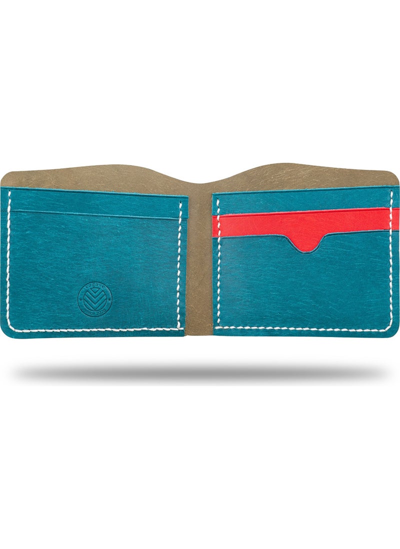 Vagave Italian Puueblo Leather Wallet Handmade Men's Wallet Card Holder  - Image 1