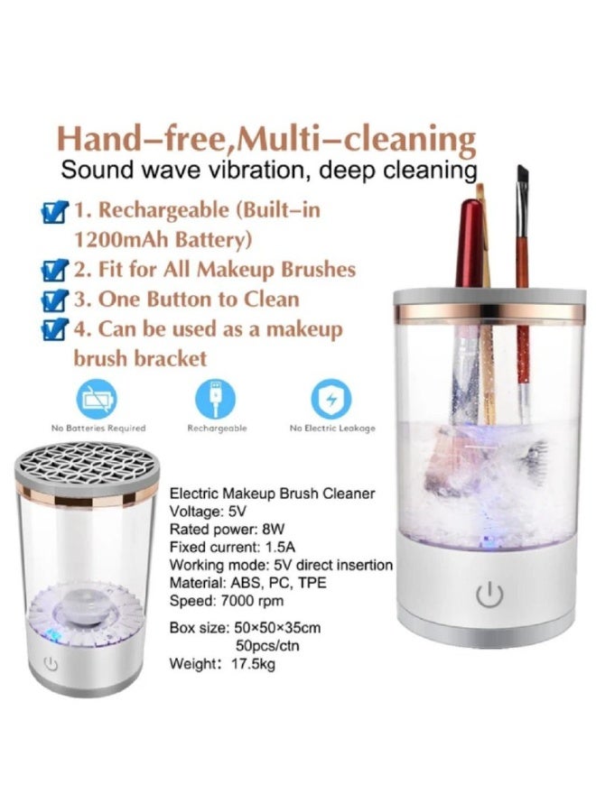 Makeup Brush Cleaner Portable USB Makeup Brush Washer Cleaner - Image 2