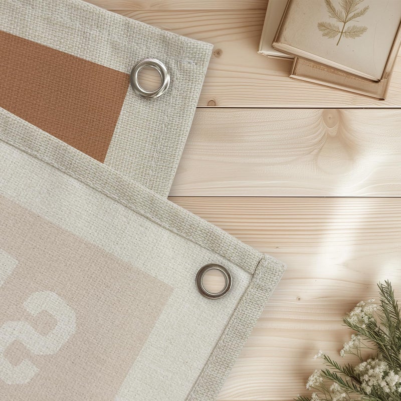 Wheatwin See The Good Wall Decor, Inspirational Wall Decor, Boho Accent Vintage See The Good Sign Linen Banner Wall Hanging Banner Flag, Accent Wall Decor - Image 3