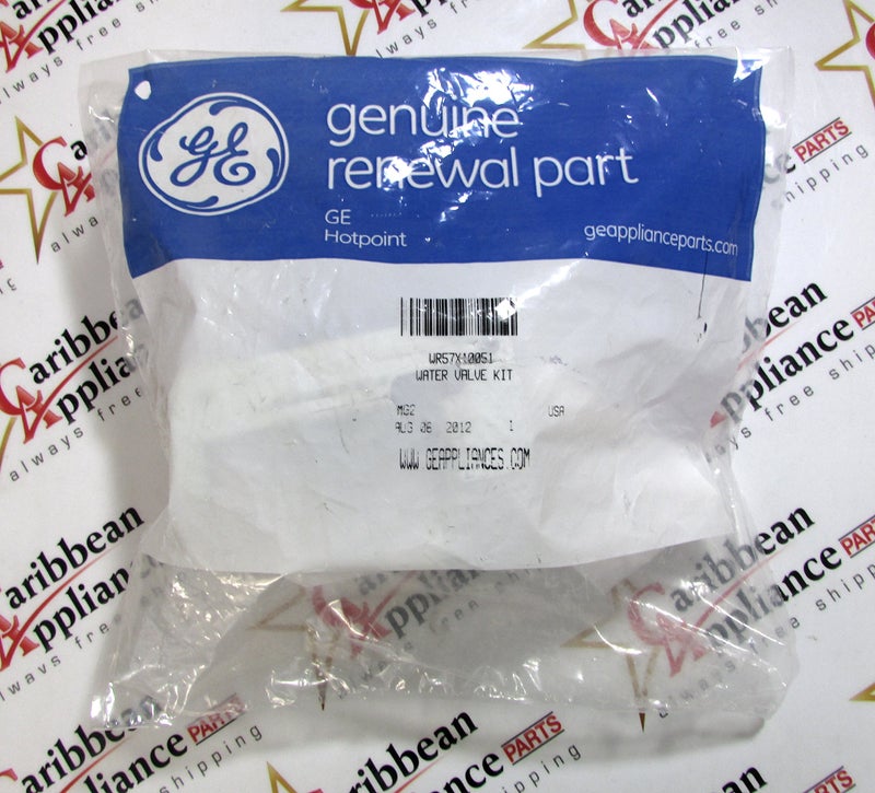 ERP GE WR57X10051 Ice Maker Double Solenoid Water Valve , White - Image 3