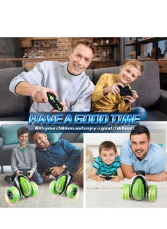 Excefore RC Stunt Car, Remote Control Car, Electric RC Cars, 2.4GHz 360° Rotating RC Stunt Car, with LED Headlights Drift Stunt Flipping Car Toy for 3 4 5 6 7 8-12 Year Old Kids  - Image 5