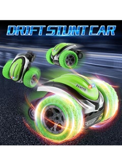 Excefore RC Stunt Car, Remote Control Car, Electric RC Cars, 2.4GHz 360° Rotating RC Stunt Car, with LED Headlights Drift Stunt Flipping Car Toy for 3 4 5 6 7 8-12 Year Old Kids  - Image 3