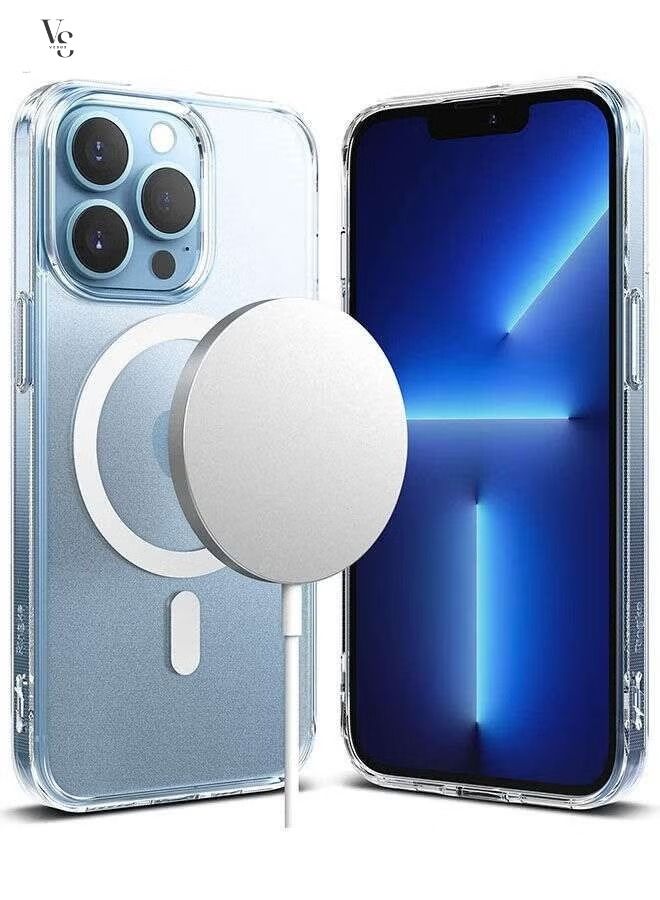 vesus Magnetic Translucent Hard Frost Cover For iPhone 13 Pro Max Case with MagSafe - Image 1