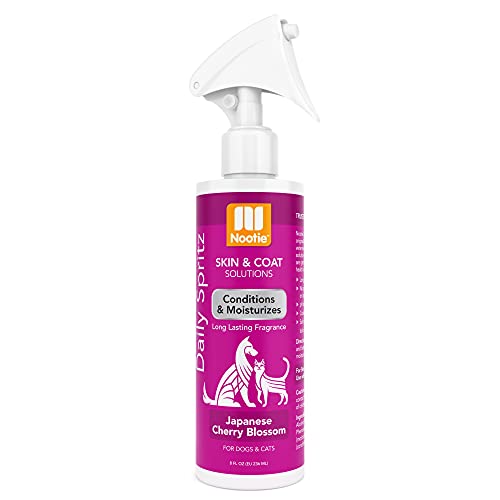 Nootie Japanese Cherry Blossom Daily Spritz for Dogs and Cats - Conditions and Moisturizes Fur, Long Lasting Pet Spray - 8oz - Image 1