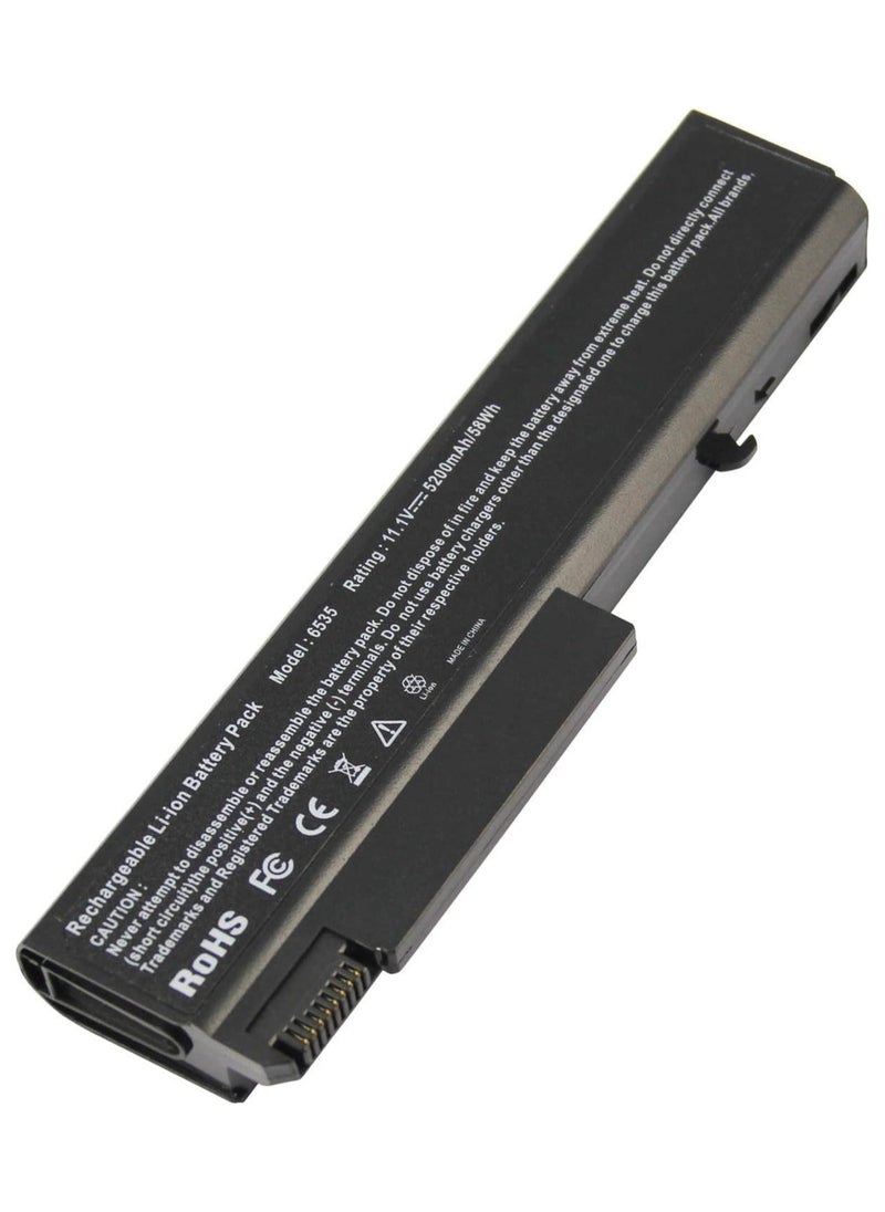 Generic - 6535B Battery Laptop Battery Replacement for HP EliteBook 8440P 6930P 6530B 6730B 6550B ProBook 6455B 6555B 486296-001 482962-001 KU531AA 5200mAh 11.1V - Image 1