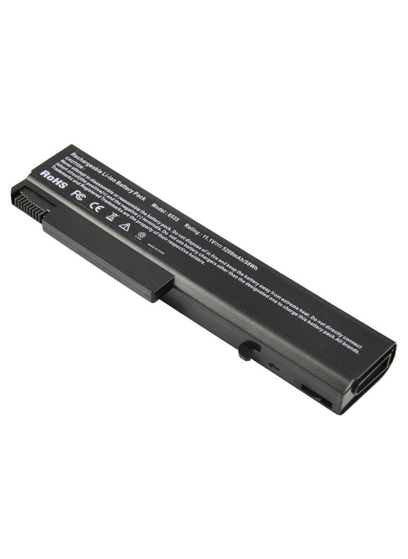 Generic - 6535B Battery Laptop Battery Replacement for HP EliteBook 8440P 6930P 6530B 6730B 6550B ProBook 6455B 6555B 486296-001 482962-001 KU531AA 5200mAh 11.1V - Image 1