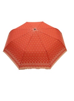Yuwell Windproof Large Umbrella For Rain Automatic Open Wind Resistant Umbrellas For Adult Men And Women Travel Umbrella Auto Open For Windproof, Rainproof & UV Protection Red/White  - Image 1