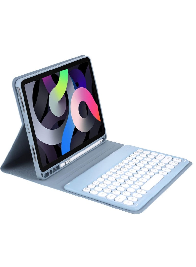 إلترازون Apple Ipad Air 4 (10.9”) English Arabic Smart Wireless Bluetooth Keyboard Case Cover With Pen Slot Black - Image 3