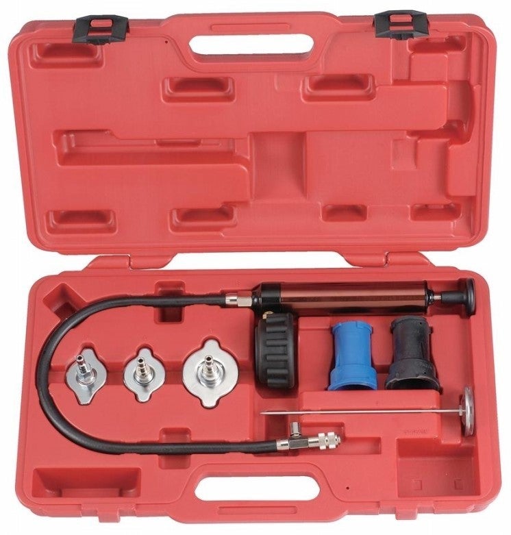 FORCE 907G8 Cylinder Leakage Tester Kit Cooling System Radiator Pressure Tester Up To 25 Bar