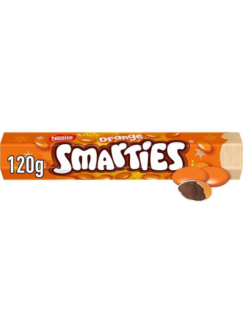Smarties Orange Giant Tube 120g - Image 1