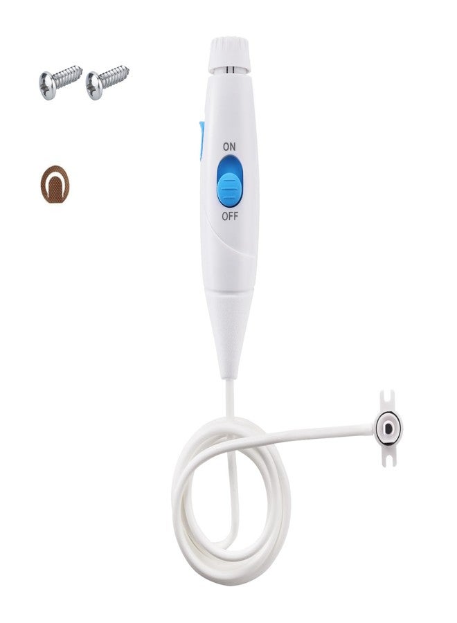 Oralphi Replacement Hose and Handle Parts Compatible with Waterpik Water Flosser WP-100 WP-300 WP-660 WP-900 Series Oral Irrigator, Plastic Handle, Oral Hygiene Accessories (Slide Switch) - Image 1