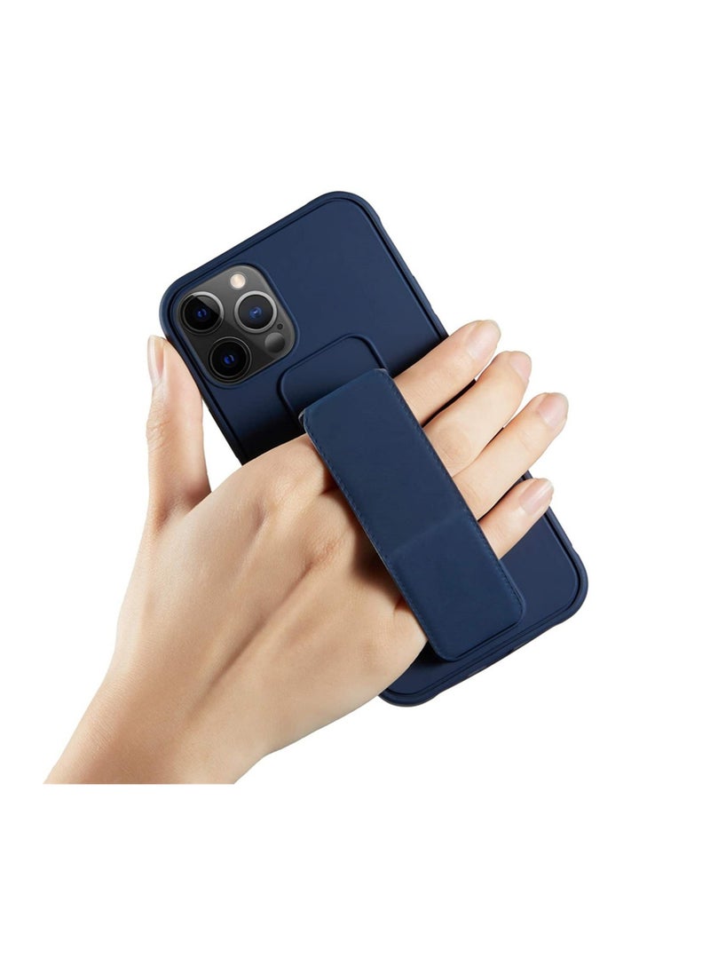 Wtech - TPU Rubber Silicone Hand Grip Protective Phone Case Cover For Apple iPhone 15 Pro Max Navy Blue - Image 1