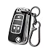 CHATYYD Key fob Cover for Chevy Sonic with KeychainSoft TPU Car Key Cover Case for Chevy Equinox Spark Trax Buick Encore GMC Terrain 20102020 3 Buttons Black - Image 2
