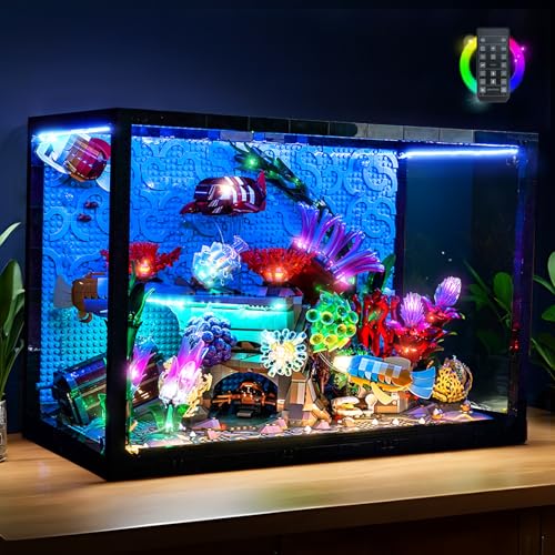 LocoLee Light kit Compatible with Lego 10366 Tropical Aquarium No Model Only Light LED Lighting Accessories Compatible with Lego Icons Aquarium 10366 Fish Tank RC Version - Image 5